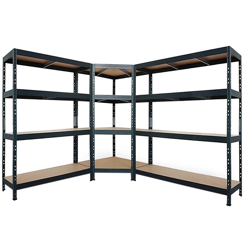 Heavy-duty 360 shelving with corner unit