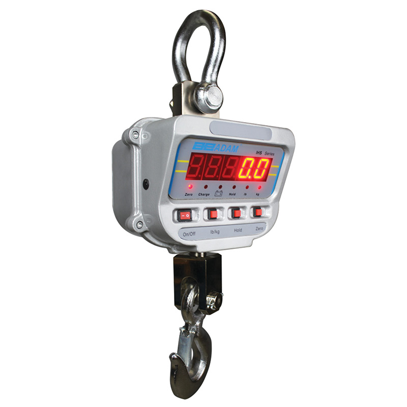 Heavy-duty industrial weighing scales for crane mouting, with remote control