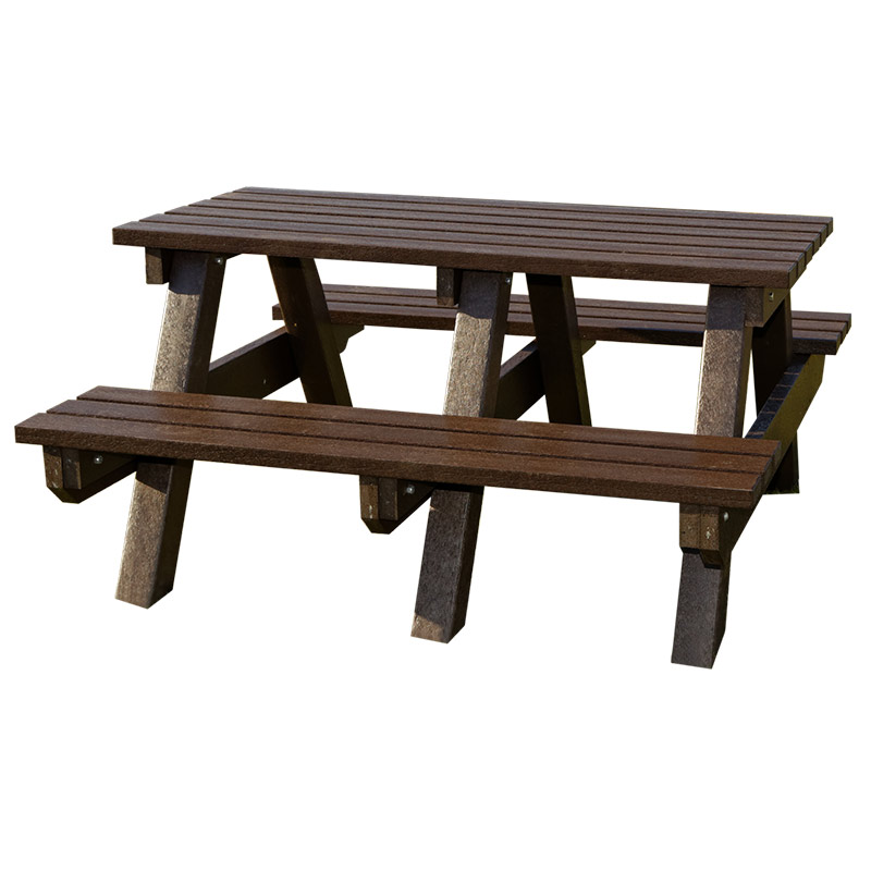 Heavy-Duty Recycled Plastic Picnic Table