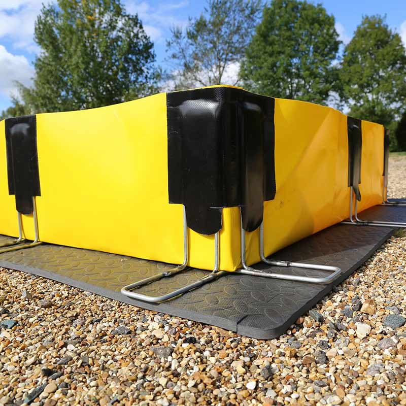 Instabund with foam ground mats