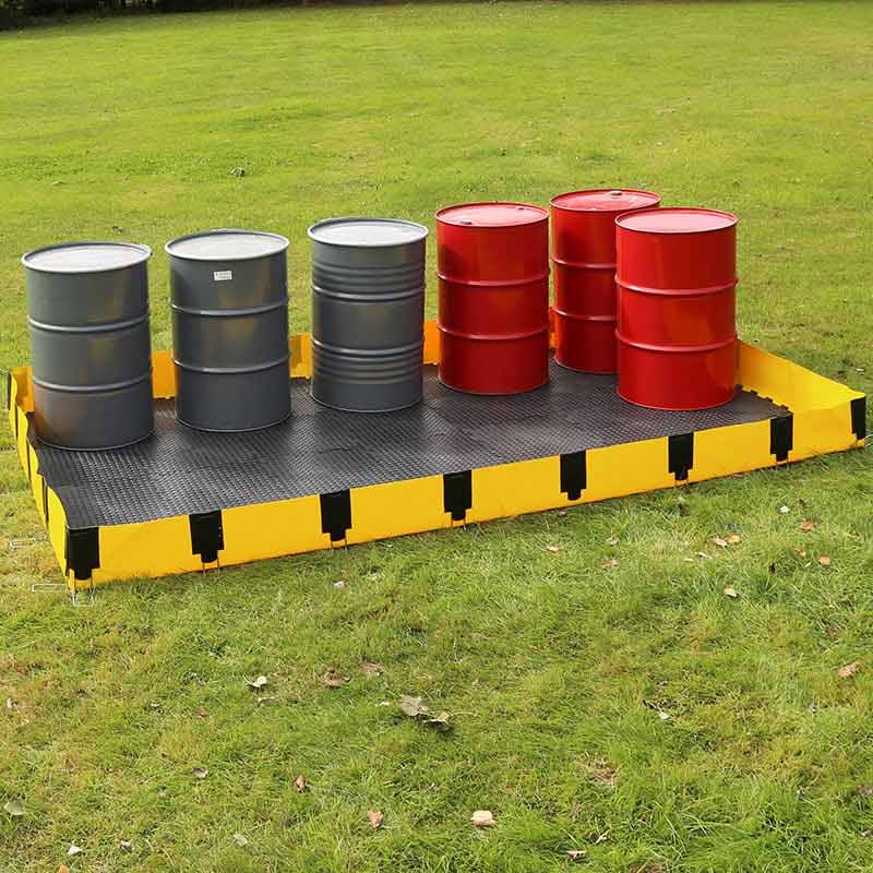 Instabund used with oil drums