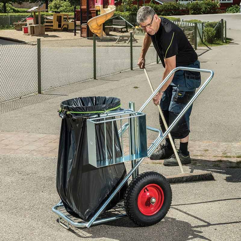 Kongamek outdoor janitorial trolley