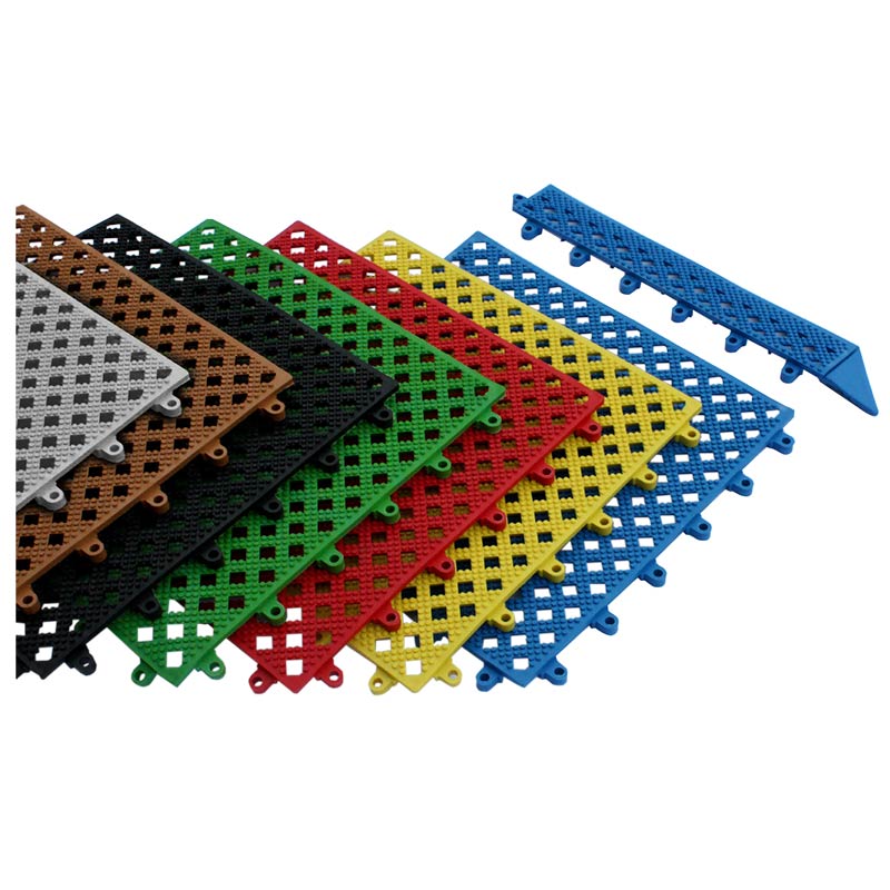 Kumfi interlocking duckboard mat colours