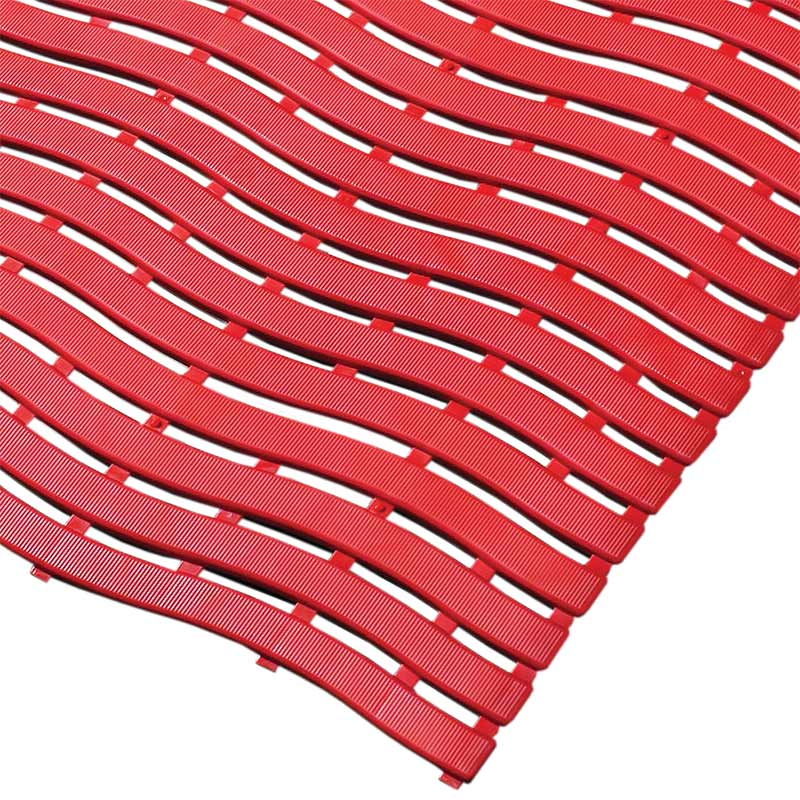 Kumfi Step Red swimming pool matting