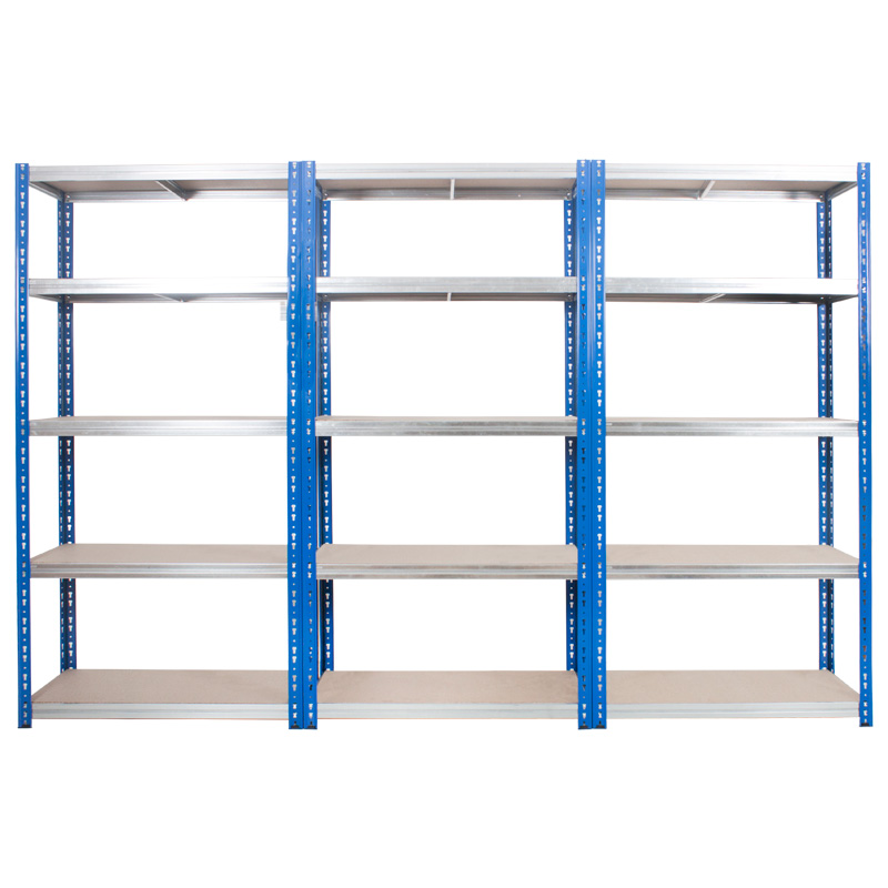Kwikrack Steel Shelving Bays with 5 Chipboard Shelves with FREE UK Delivery