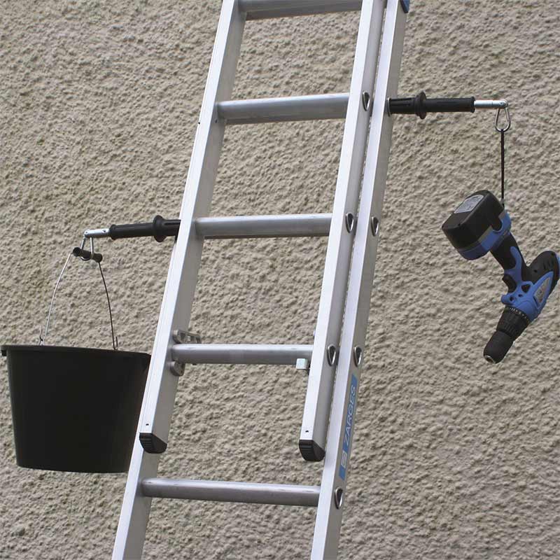 LadderLimb holds paint buckets and tools