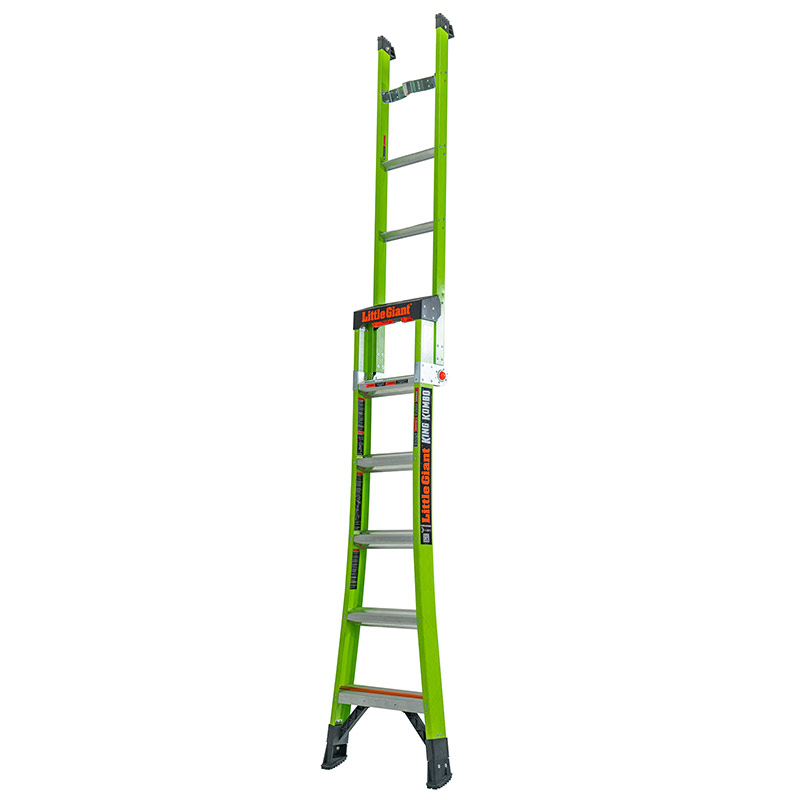 Little Giant King Kombo 6-tread fibreglass leaning ladder