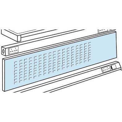 Workbench Zinc Louvre Panel Pinboard