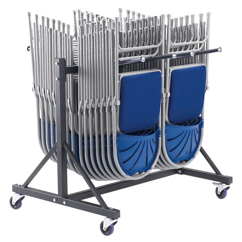 2 row Low Hanging Chair Storage Trolley