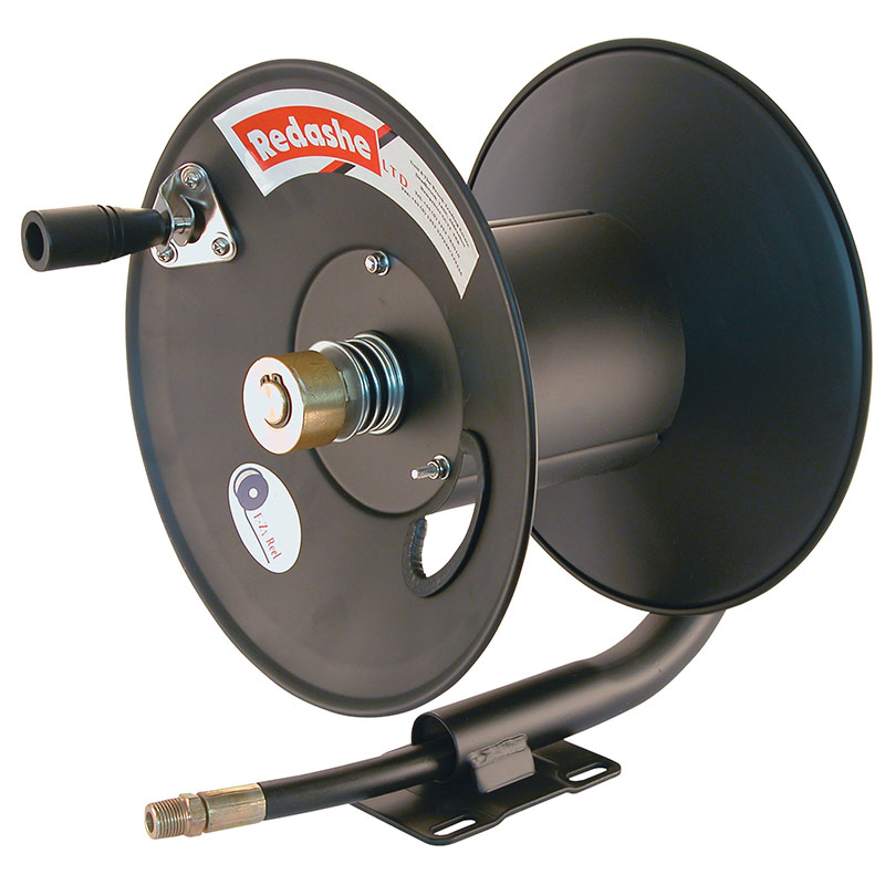 Manual rewind hose reel
