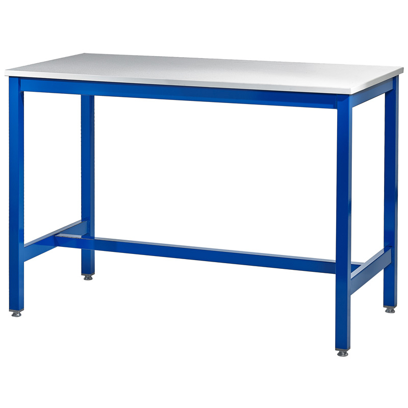 500kg welded steel workbench with laminate worktop