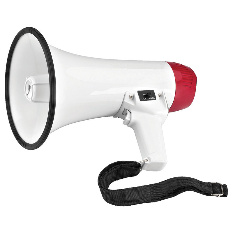 Battery operated 10w megaphone