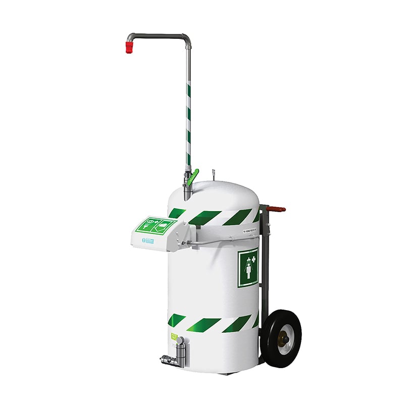 mobile emergency freestanding shower