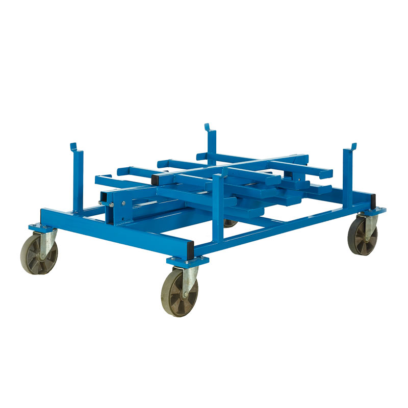 Mobile heavy duty bar rack, folded