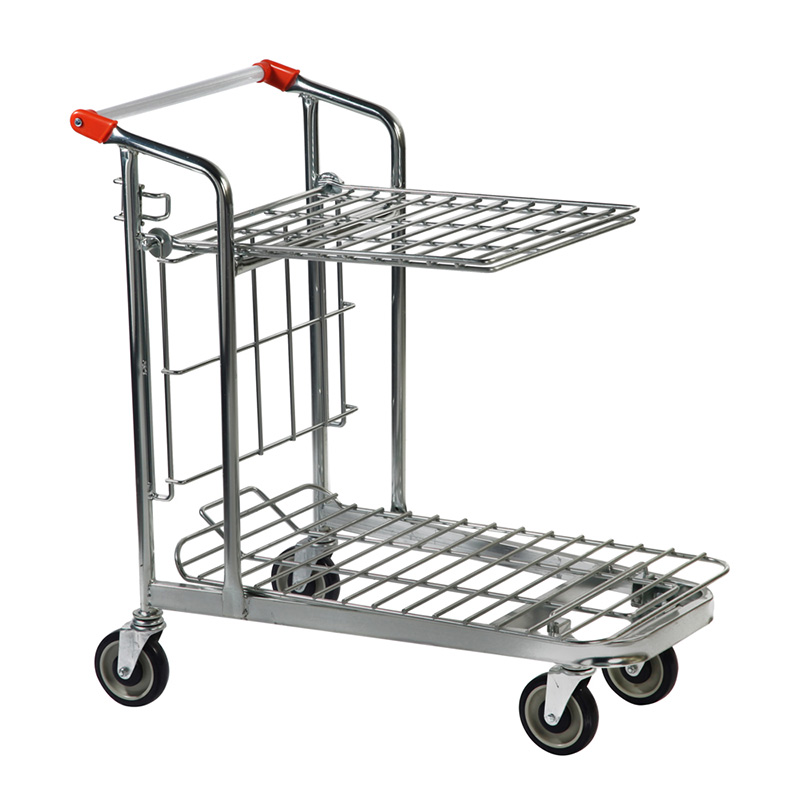 Nestable Stock Trolley with Top Shelf