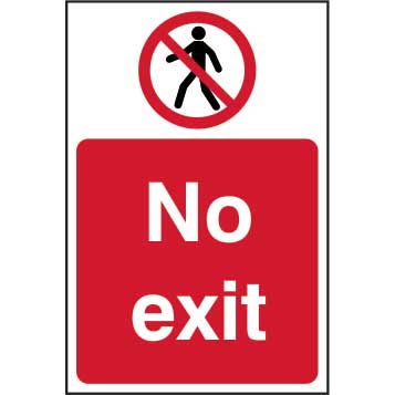 No Exit Sign