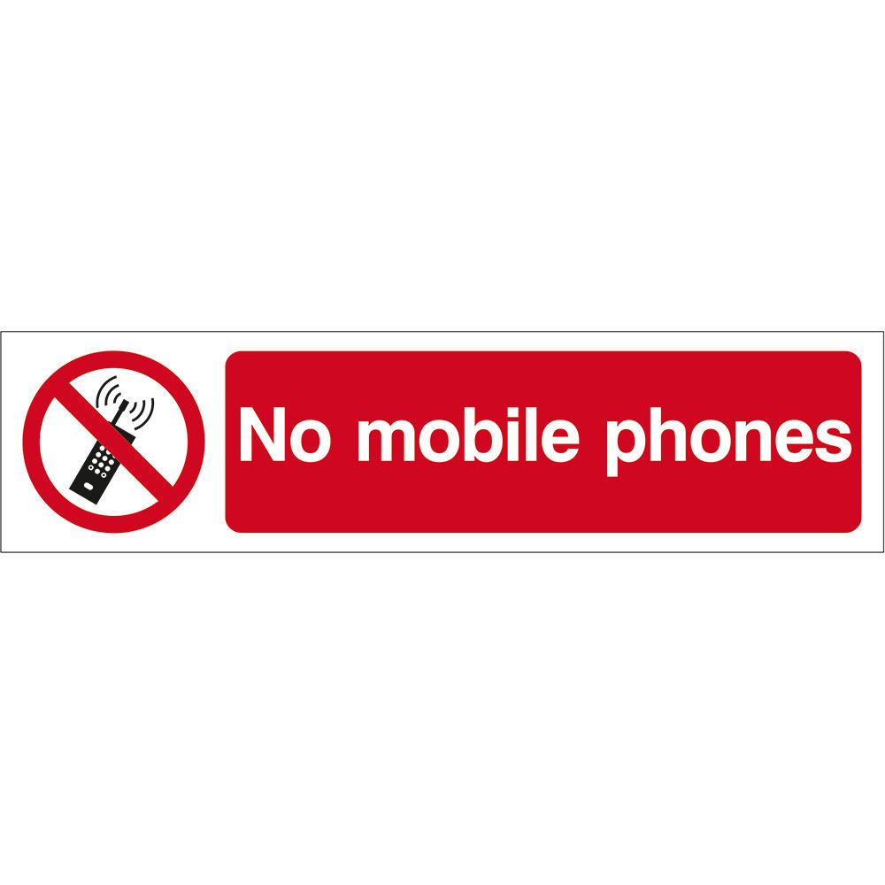 No Mobile Phone Allowed Sign