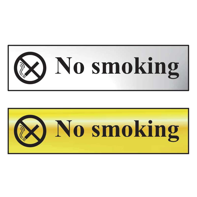 No Smoking Mini Sign