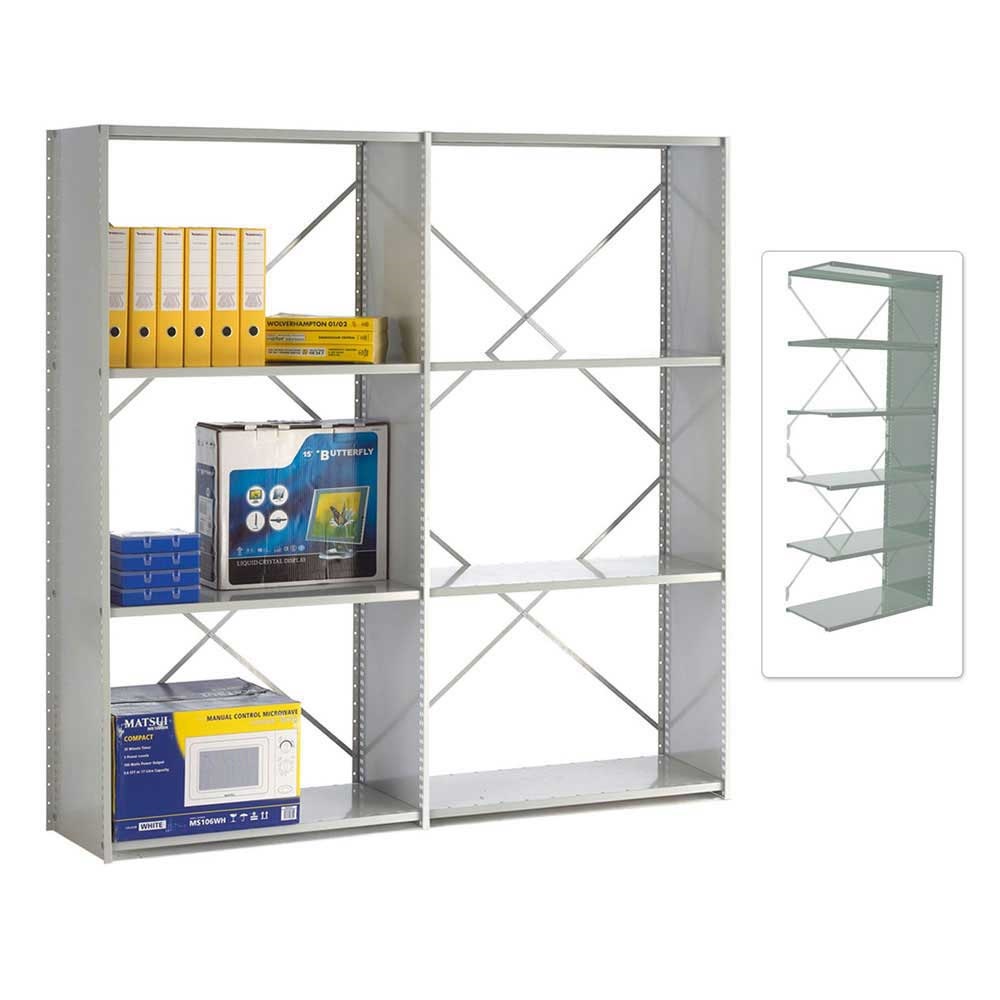 Stormor Open Back Solo Shelving Extension Bay