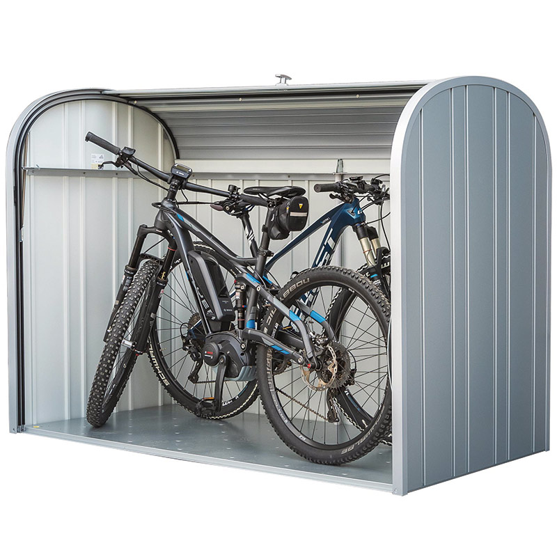 Outdoor bike storage locker