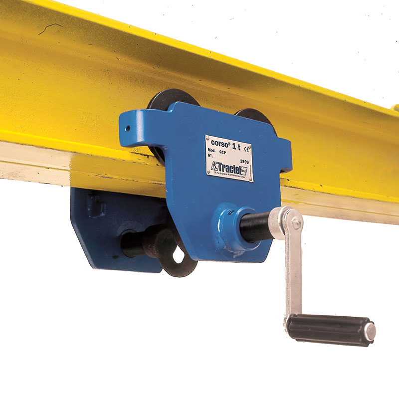 Overhead travelling anchor point trolley