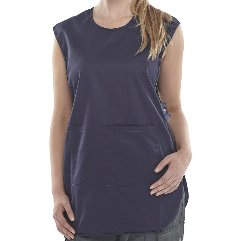 Polycotton navy blue tabard