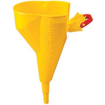 Polyethylene funnel for metal safety cans