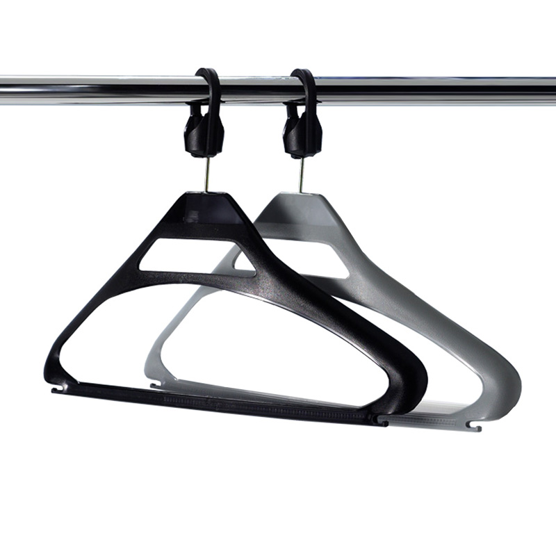 Polypropylene anti-theft coat hangers