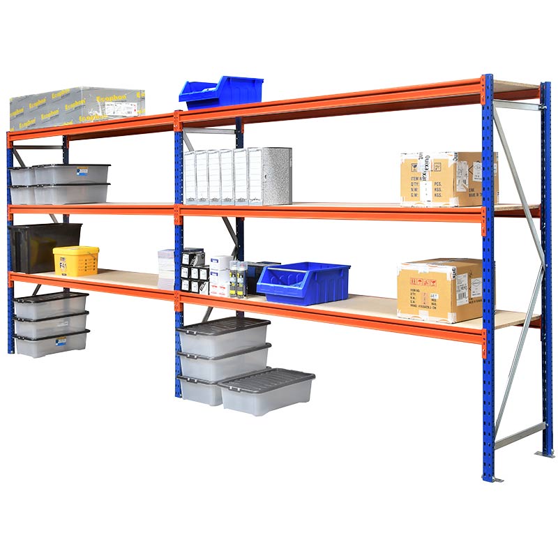 Premium longspan racking - starter bay plus extension bay