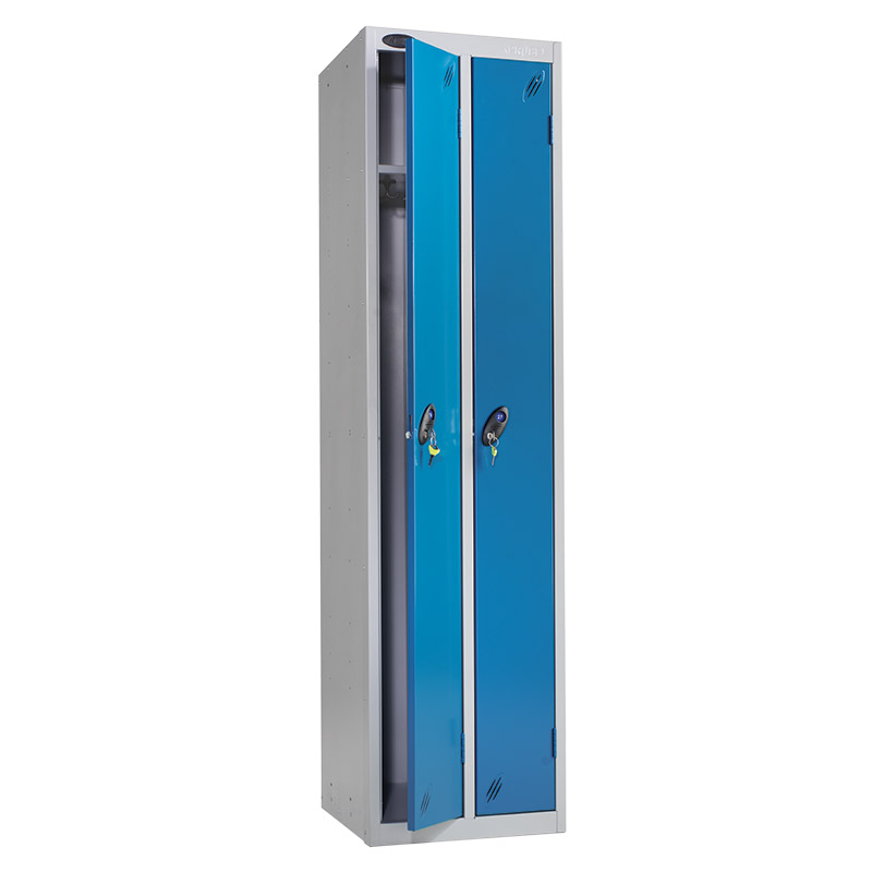 Probe metal locker with blue twin doors