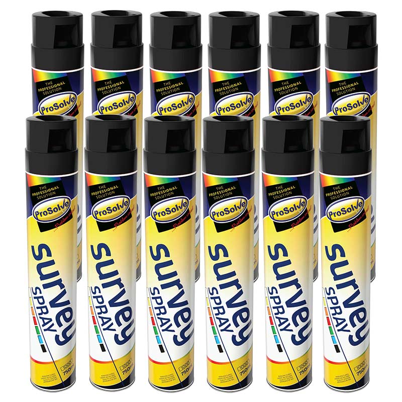 ProSolve™ Survey Spray Paint, 12 x 750ml