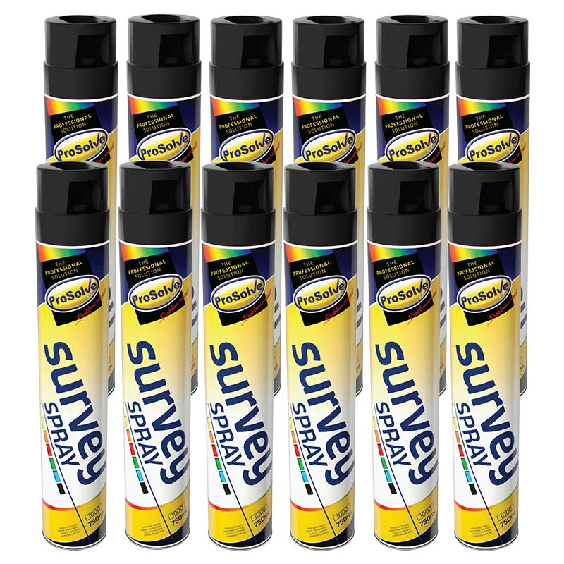 ProSolve™ Survey Spray Paint, 12 x 750ml