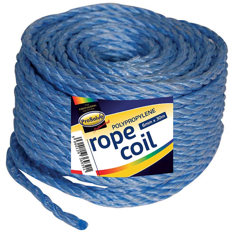 Prosolve Blue Polypropylene Rope Coil