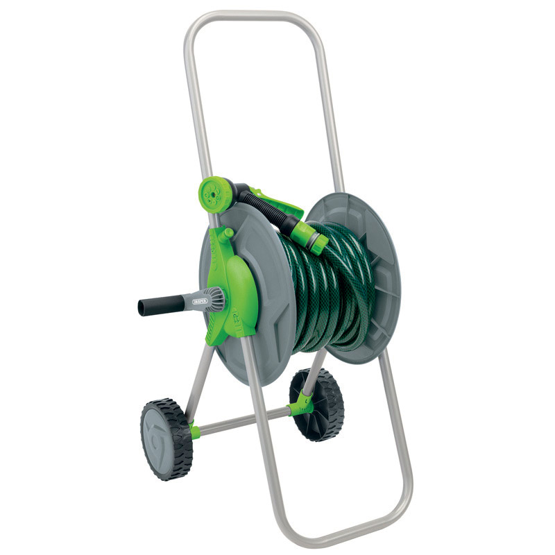 15 Metre PVC Watering Hose and Trolley