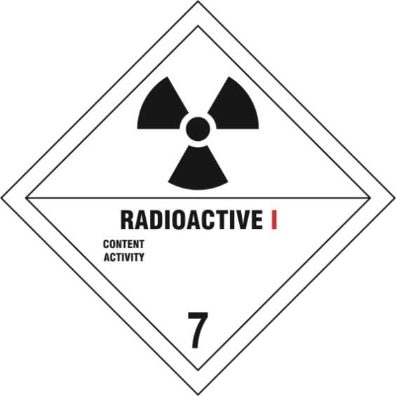 Radioactive I  7 Diamond Labels