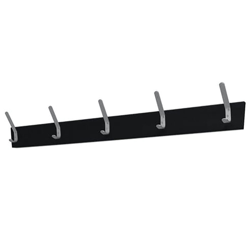 Recycled Plastic Coat Hook Rail with Aluminium Hooks