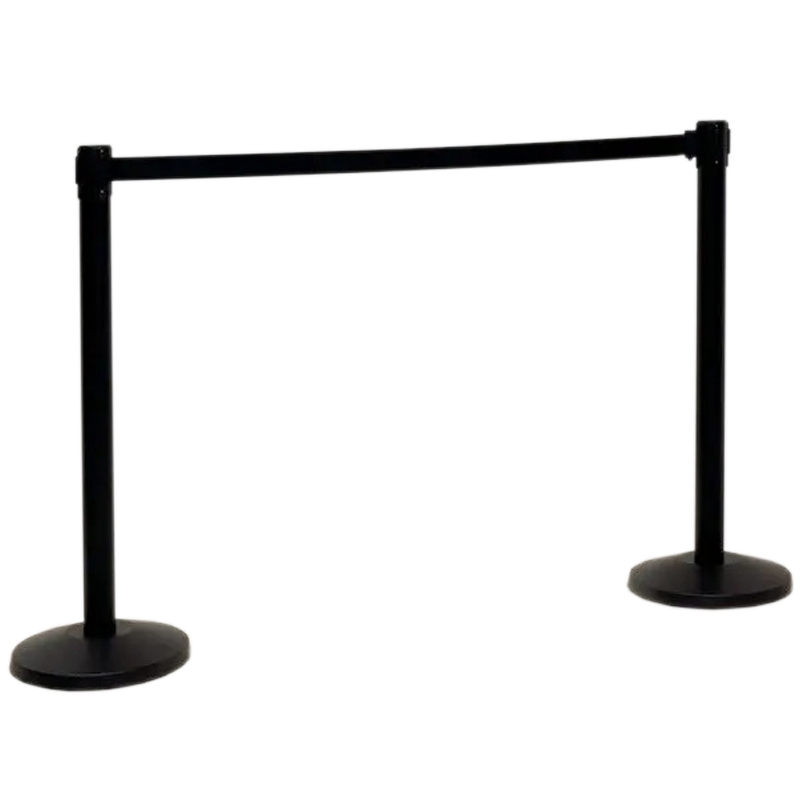 Retractable Barrier System with 2 Posts
