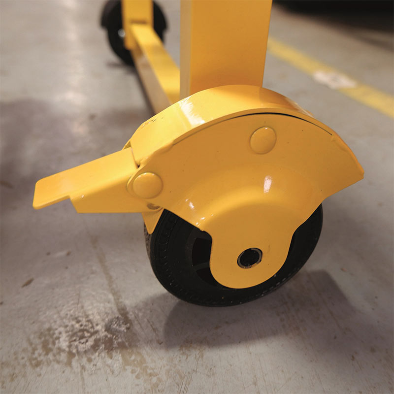 Safety Gate barrier wheel with brake