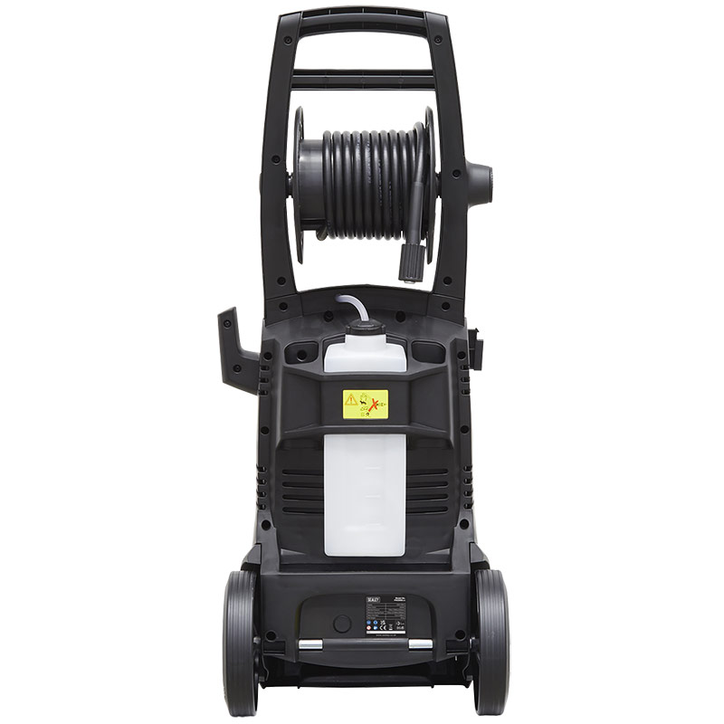Rear view of Sealey PW2500 pressure washer