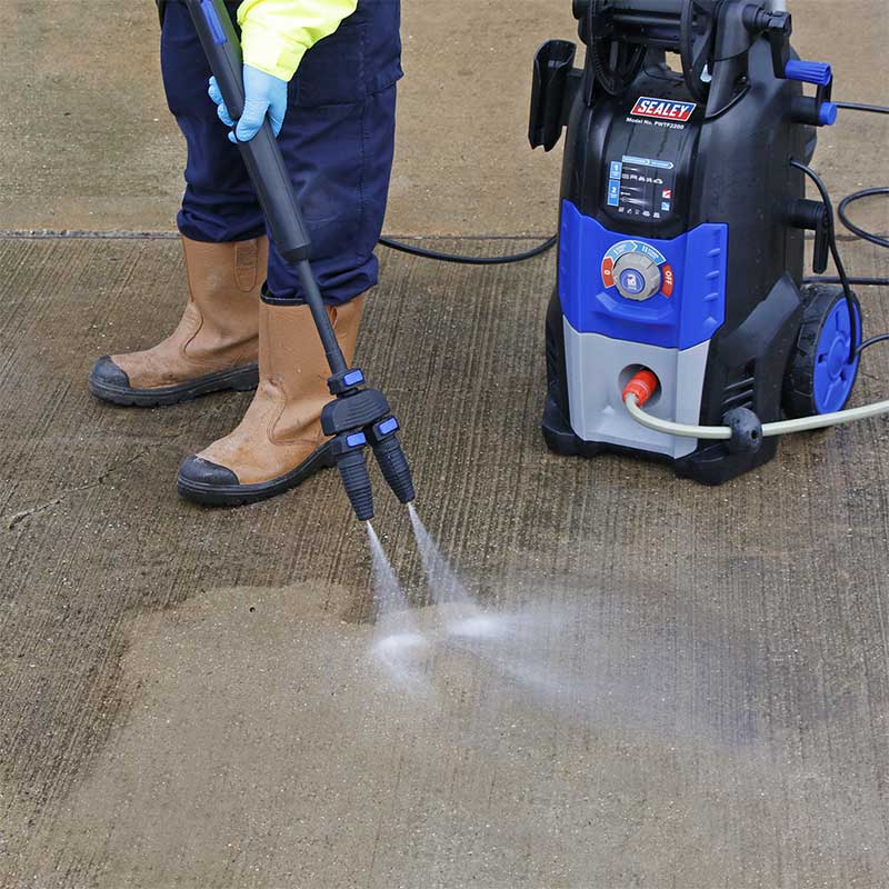 Sealey twin-nozzle pressure washer