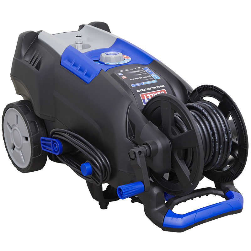 Sealey twin-pump pressure washer with 8 metre hose