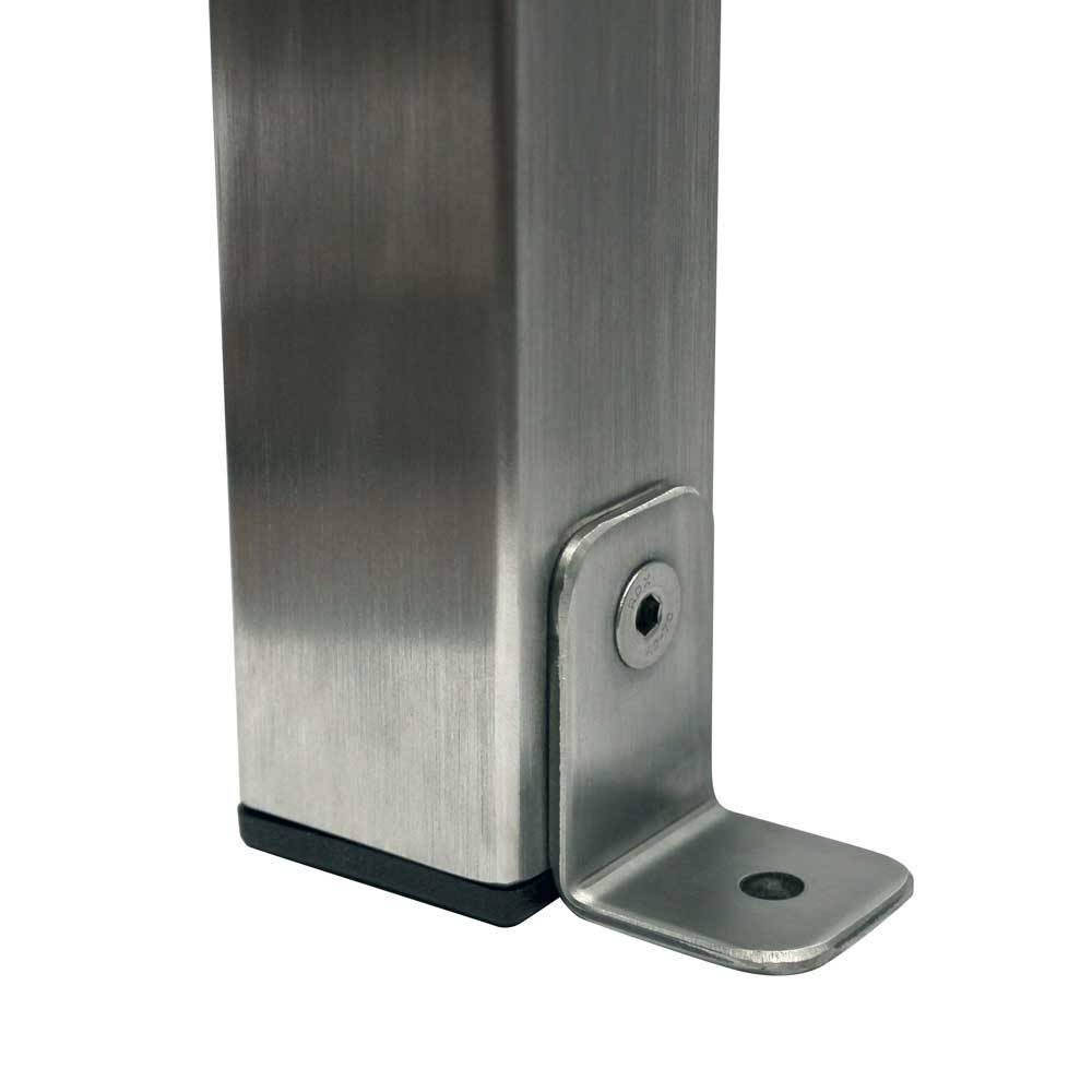 Stainless Steel Floor Fixing Bracket for Aqua Changing Room Benches