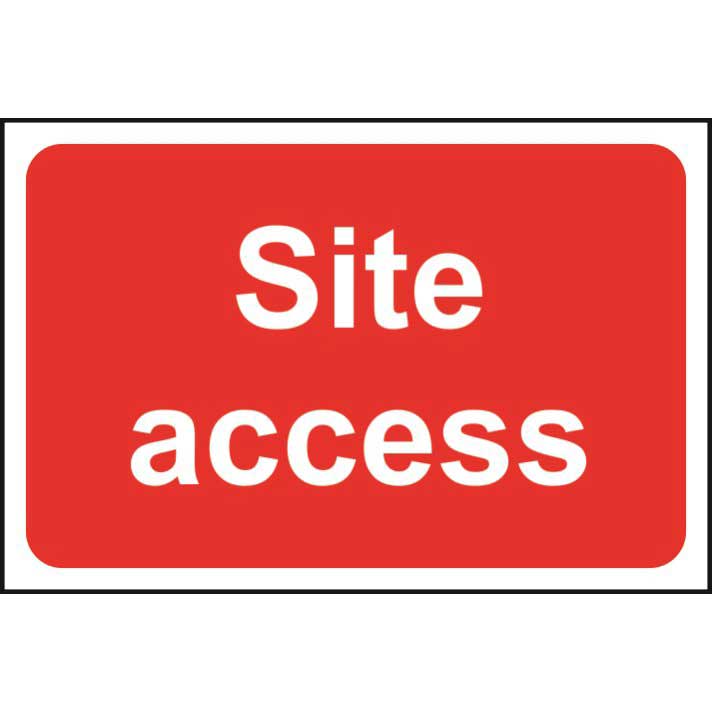 Site Access Sign