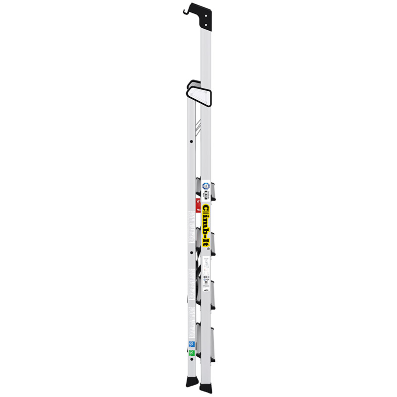 Slimline climb-It professional 5-tread stepladder with handle