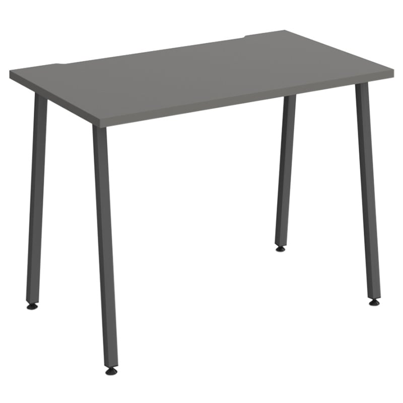 Sparta A-frame desk with Onyx Grey tabletop - 730 x 1000 x 600mm