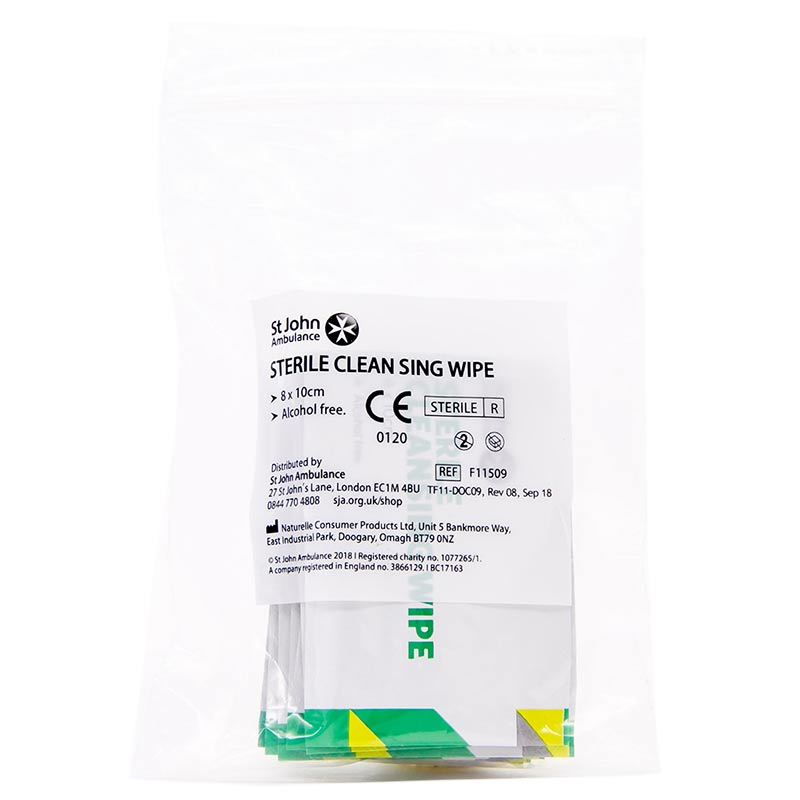 Sterile Medical Wipe Pack of 10