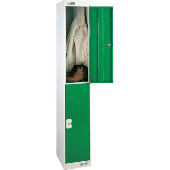 Browns metal locker 2 compartments