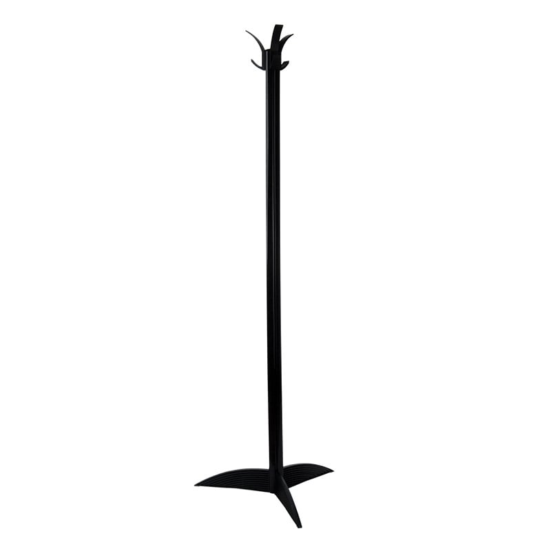 Black Polymer Traditional Coat Stand