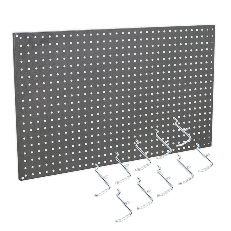 Steel Pegboard & Hooks