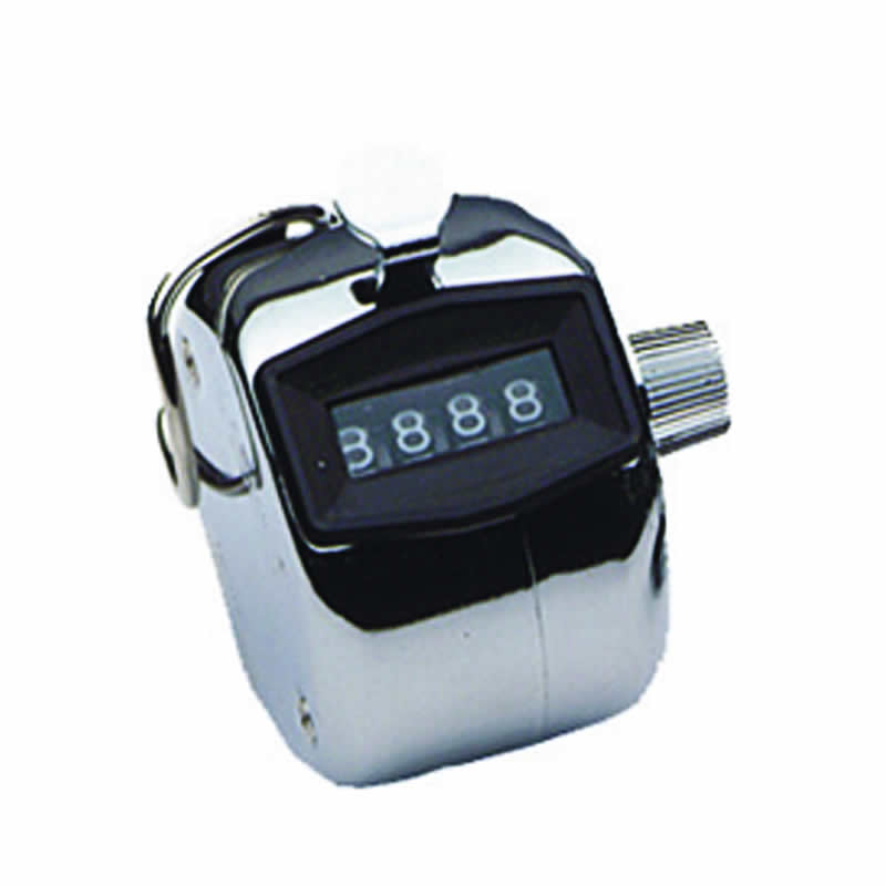 Hand-held mechanical tally counter